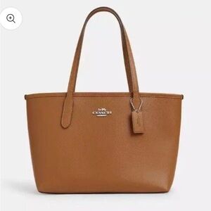 Coach Small Leather Tote Bag